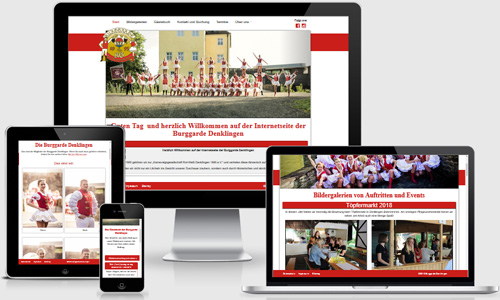 Internetauftritt Burggarde Denklingen Für die Burggarde Denklingen haben wir einen Internetauftritt mit unserem Content Management System ''4U-CMS'' erstellt, damit Bilder, Termine und Texte ganz einfach selber verwaltet werden können.